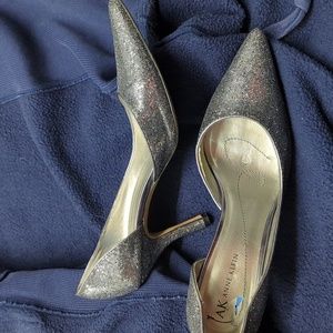 Anne Klein silver pumps